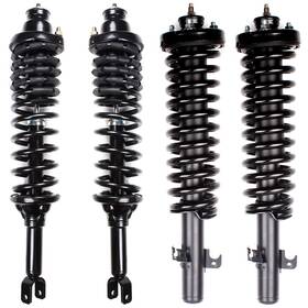 Parautostore Ew800434a01 For 1994-1997 Honda Accord 2x Front Complete Struts And Rear Shocks Absorbers