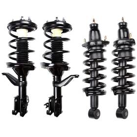 Parautostore Pa800430p01 For 2002-06 Honda Crv Front And Rear Quick Complete Shocks / Struts Coil Springs