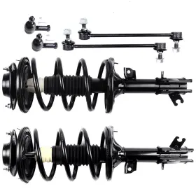 Pa820172p01 Parautostore For 01-06 Hyundai Santa Fe 2.4/2.7l 6pcs Front Struts Tie Rod Sway Bar Link Kit