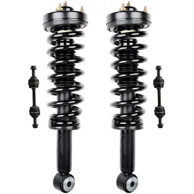 Pa842438p01 Parautostore Front Struts Complete Assembly Sway Bars Left And Right Kit For Ford F-150 4wd