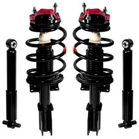 Peforway Usve10228-fba Front And Rear Complete Strut Assembly Shock Absorber Traverse 2009-2012