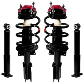 Usve10228-fba Peforway Front And Rear Complete Strut Assembly Shock Absorber Traverse 2009-2012