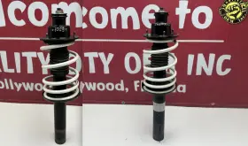 98733305109 Porsche 2006-2012 Cayman Rear Left And Right Suspension Shock Struts Springs 34k