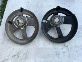 99634350702 Porsche Both 996 911 Left Right Front Strut Shock Spring Plate Oem