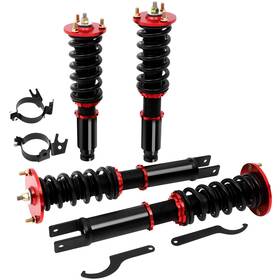 Primerideparts Pmd065586 Coilovers Struts Suspension Lowering Kit For 1990-1997 Honda Accord