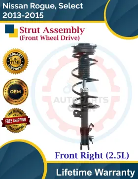 817141 Prt Premium Oe Front Right Strut For 2013-2015 Nissan Rouge/select 2wd 9yr Warranty