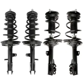 11252038 Qualitiparts Front Rear Complete Struts Shocks Mount Spring For Awd Toyota Highlander 2004-07