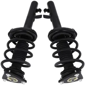 11280711 Qualitiparts 2pcs Front Complete Shocks / Struts Coil Springs And Mounts For 2013 Ford Escape