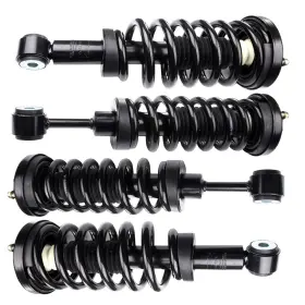 11346484 Qualitiparts Front And Rear Complete Strut Spring For 2003-06 Ford Expedition/lincoln Navigator
