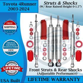 Rancho Rs999777 Oem Front Struts And Rear Shocks For 2003-2024 Toyota 4runner 9yr Warrant