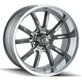 650-8965g Ridler Wheels 650 18x9.5 5x114.3 Gunmetal 4 83.82 18 Inch Rims