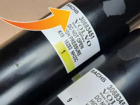30683451 Sachs Volvo Xc90 Self Leveling Rear Shock Absorbers 100% Original Equipment