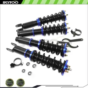 Cb119016s01 Scitoo Coilovers Adj Height Shocks Kits For 1993-2000 Honda Civic Struts 4x F R