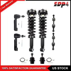 Sd842pb405s01a Sdp4 Fits 2007-2013 Ford Expedition Lincoln Navigator Front Strut Sway Bars Tie Rods Sd842pb405s01a Sdp4 Fits 2007-2013 Ford Expedition Lincoln Navigator Front Strut Sway Bars Tie Rods
