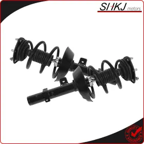 Sh11838201mt Shkj-motors Front Pair Complete Shocks Struts And Coil Springs Kits For Honda Accord 2013-17