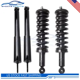 E81206601cp Shocksstruts For 1996-2002 Toyota 4runner 4wd Front Complete Struts Rear Shocks Coil Spring