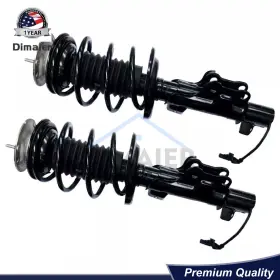 84427197 Speedsmaxs 2x Front Electric Shock Suspension Strut Assemblies For 2014-19 Cadillac Cts Awd