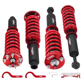Stabber 4z2b8n Coilover Struts Suspension Kit For Honda Accord 03-07 Acura Tl 04-08