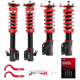 X19efj Stabber Coilovers 24 Way Adjustable Suspension For Subaru Forester Sg 2003-2008