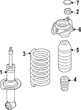 20365fn100 Subaru Genuine Strut