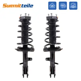 24m0141452453s009 Summitteile 2x Rear Shocks Struts With Coil Spring For 04-06 Lexus Rx330 Toyota Highlander Awd