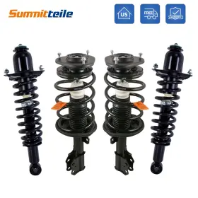 M14104304414546ws Summitteile Set Front And Rear Shock Struts Spring For 03-08 Toyota Matrix Pontiac Vibe Fwd