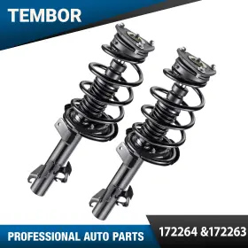 532263 Tembor 1/2set 2 Front Struts With Coil Spring For 04-2013 Mazda 3 Sedan 2.0l 2.3l 2.5l