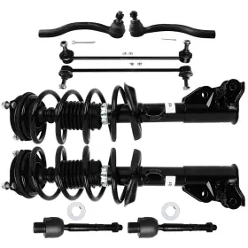 Tm8441148101s Top-modifiedstore For 2013 - 2015 Honda Civic No Si Front Struts With Spring Sway Bar Links Tie Rod