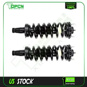 Ta80049001p Topcn-autoparts Front 2x Quick Loaded Ready Struts Shocks And Coil Springs For 2002-2009 Gmc Envoy