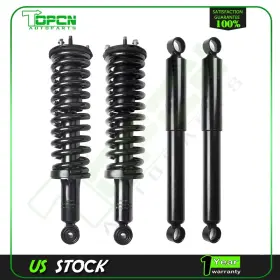 Ta81206701p Topcn-autoparts 4x Front Complete Struts With Coil Spring And Rear Shocks For 1995-04 Toyota Tacoma
