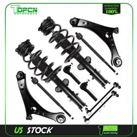 Top847724s01 Topcnautoparts Front Struts For Dodge Grand Caravan Chrysler Town Country With Lower Control Arms