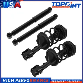 172918 Topoint-autoparts For 2007-2008 Hyundai Entourage 4 Front Shocks Struts Assembly And Rear