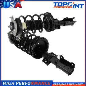 To133207p01 Topoint-autoparts For Volvo 2001-2002 V70 2003-2007 Xc70 Front Complete Struts Shocks Springs 2x