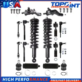 To847747p01 Topoint-autoparts 16pc Front Struts With Sway Bar Ball Joint Tierod 4wd For 1996-2002 Toyota 4runner