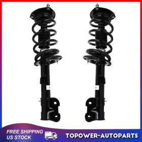 To132540s01 Topower-autoparts Pair Front Complete Struts Shock With Spring Assembly For 2011-2013 Kia Sorento