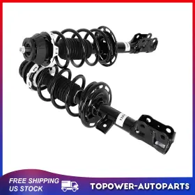 To132557s01 Topower-autoparts For 2006-2008 Honda Pair Front Complete Strut Shock With Spring Assembly 22134279