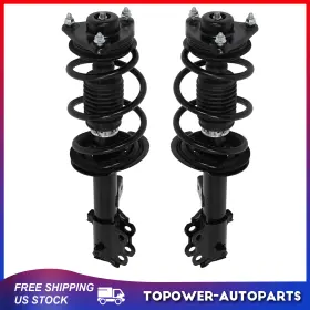 T131889s01 Topower Pair Front Complete Shock Struts Spring Assembly For Hyundai Sonata 2013-2014