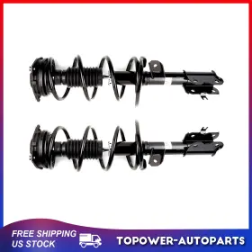 Ta117361s01 Topower Fits 2012-2013 Nissan Rogue Pair Front Shocks Struts And Coil Springs Assembly