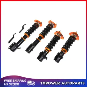 Tp118940s01 Topower Coilovers Struts Shocks Suspension Kits Adj Height For 1993-2001 Subaru Wrx Gc8