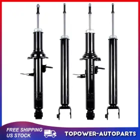 Tr808966s01 Topower Front And Rear Shocks Struts Full Set Of 4 For 2009-2010 Infiniti G37