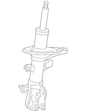 Toyota 48510-74081 Genuine Suspension Strut