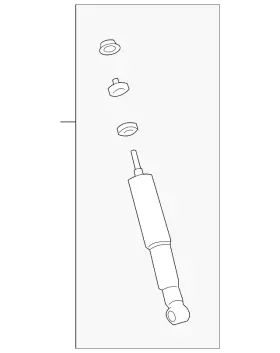 48530-80461 Toyota Genuine Shock Absorber