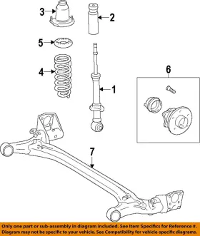 4853002b30 Toyota Oem 12-13 Corolla Rear Suspension Components-shock