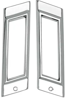 Cm2735 Trim Parts 1968 Impala Bel Air Biscayne Caprice Rear Quarter Side Marker Bezels Pair