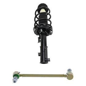 Trq Bndl-915721 For Hyundai Accent 2018-2022 2-pc Complete Strut Assembly Kit