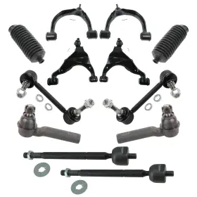 Psa44108 Trq Front Steering Suspension 12pc Kit Control Arms Ball Joints 2005-2015 Piece