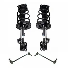Sca28710 Trq Front Suspension Kit Strut Coil Spring Sway Bar 2015-2020 Toyota Sienna