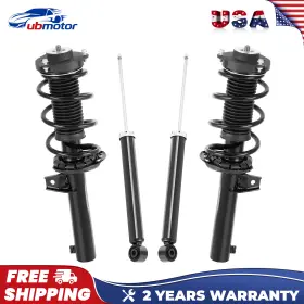 12m014176970x2m0506 Ubmotor 4x Front And Rear Shock Struts Assy For 09-17 Vw Tiguan 17-18 Limited 2.0l