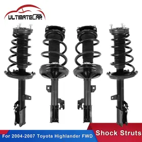 18m0141629303132l0826 Ultimatecar 4pcs Complete Struts And Spring Kit Assembly For 2004-2007 Toyota Highlander Fwd