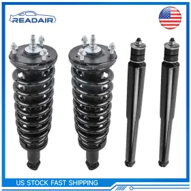 18m1413080910x2l0826 Ultimatecar Set 4 Front And Rear Complete Struts Shock Absorbers For 2001-2007 Toyota Sequoia
